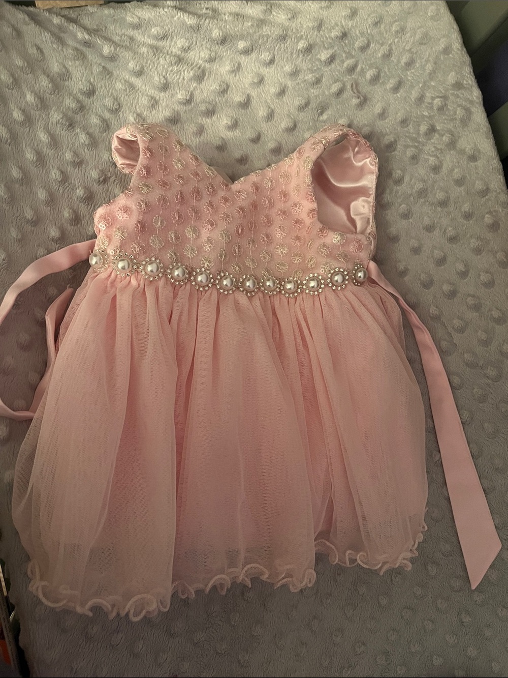 Pink infant dress